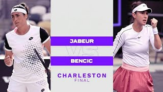 Ons Jabeur vs Belinda Bencic  Charleston 2022 Finals [upl. by Naid114]