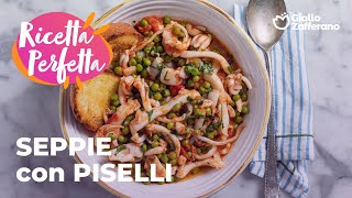 💚🦑 SEPPIE con PISELLI  la RICETTA PERFETTA di GZ😍✨ [upl. by Manolo]