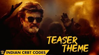 Kaala  Teaser Theme Indian CRBT Codes  Rajinikanth  Pa Ranjith  Santhosh Narayanan [upl. by Eycats668]