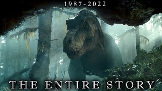 Rexy The ENTIRE Story of Jurassic Parks Tyrannosaurus Rex [upl. by Treve]