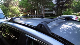 Toyota RAV4 20192025 Roof Rack  Crossbars Installation [upl. by Peedus]