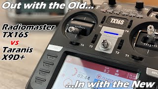 Radiomaster TX16S vs Taranis X9D Plus  RC Transmitter Comparison [upl. by Atiuqal905]