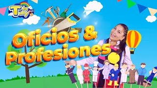 Oficios y Profesiones  Canción Infantil  Cantando Aprendo Video Oficial [upl. by Lahcsap]