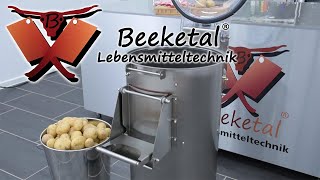 Beeketal Gastro Kartoffelschälmaschine Kartoffelschäler Kartoffel Schälmaschine [upl. by Ottinger624]