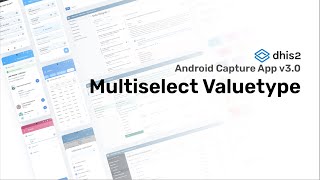 Multiselect Valuetype  dhis2 capturev3 androidcaptureapp [upl. by Adeehsar]