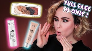 FULL FACE USING ONLY P2 PRODUCTS  😵 I´M SHOCKED  Drogerie Makeup Hatice Schmidt [upl. by Hardie]