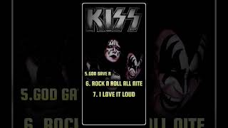 MY TOP 7 KISS SONGS [upl. by Heber]