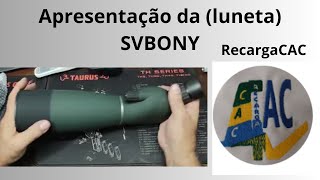 Apresentação da luneta SVBONY SV28 mira para spotting com tripé 2575x70 [upl. by Fitts]