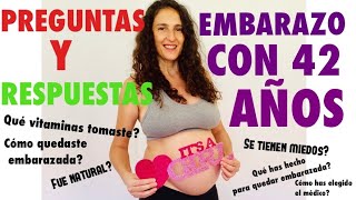 Embarazo con 42 años🤰🏻PREGUNTAS Y RESPUESTAS ✅ Tener un bebe en USA 🇺🇸 embarazocon40 [upl. by Anitnelav]