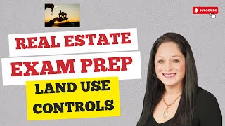 Land Use Controls Review for the Real Estate Exam [upl. by Kirre633]