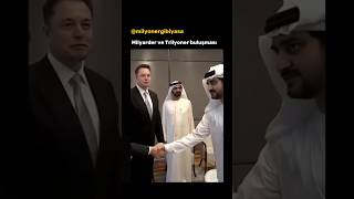 Milyarder ve Trilyoner buluşması lüks elonmusk uae bae [upl. by Aihseken746]