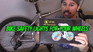 HOW TO INSTALL BIKE WHEEL LED KIT FTL XUANWHEEL REVIEW [upl. by Savick]