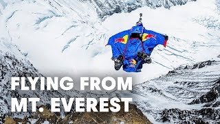 World Record BASE Jump from Mt Everest [upl. by Notxed268]