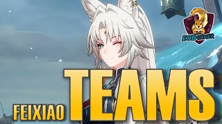 Best Teams for Feixiao in Honkai Star Rail [upl. by Elocin]