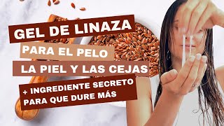 Gel de Linaza Pelo suave y libre de frizz [upl. by Mhoj]