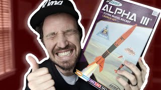 Unboxing Estes Alpha iii Model Rocket Is this the best beginner rocket [upl. by Aicenert]