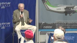 AeroTV Bob Hoover At Airventure  How Did You Get Involved in Aerobatics [upl. by Ainnat]