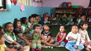 Nepali Rhymes about fruits  Fairyland Montessori Pre  school [upl. by Kucik]