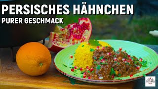 Persischer Hähnchen Eintopf Fesenjan  Die Geschmacksexplosion aus dem Dutch Oven  Rezept DADs BBQ [upl. by Serene]