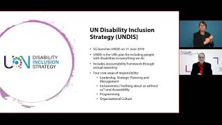 Disability Inclusion at UN Geneva [upl. by Nekal]