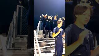 HHS Marching band playing the stand tune quotHey Babyquot marchingband band [upl. by Werna]