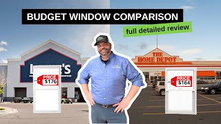 Vinyl Window Reviews  Home Depot Vs Lowes [upl. by Korwin]