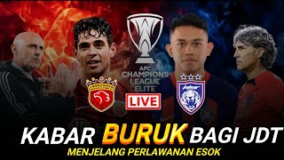 JDT VS SHANGHAI PORT LIVE‼️DUH TERUK LAH [upl. by Naesad492]