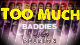 BADDIES WEST REUNION PT 2 REVIEW  ROLLIE A LOUD LIAR  FIRE TOMMIE [upl. by Harad]