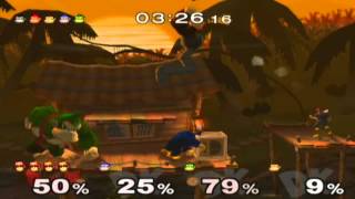 Super Smash Bros Melee  Part 14  Classic  Captain Falcon [upl. by Wunder831]