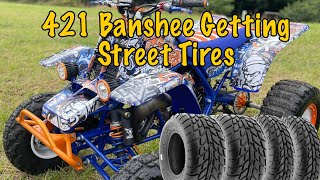 Banshee 421 SunF Street Tires [upl. by Filahk]