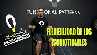 Flexibilidad de los Isquiotibiales para una cadena posterior funcional [upl. by Leeth858]