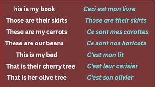 CONVERSATIONS AVEC LES ADJECTIFS DÉMONSTRATIF EN ANGLAIS [upl. by Dominga]