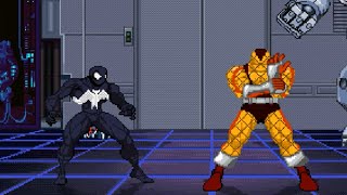 MUGEN Battle Showcase Symbiote SpiderMan Vs Shocker [upl. by Wolbrom]