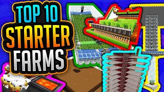 🏠 TOP 10 STARTER FARMS✨ Minecraft 121 ✨ ErikOnHisPeriod [upl. by Grossman885]