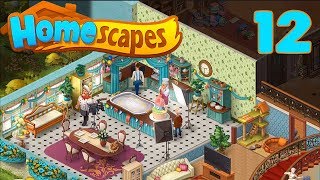 HOMESCAPES STORY WALKTHROUGH  PART 12 GAMEPLAY   iOS  Android [upl. by Valenza]