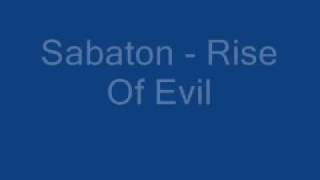 Sabaton  Rise Of Evil  Lyrics [upl. by Llerrad]