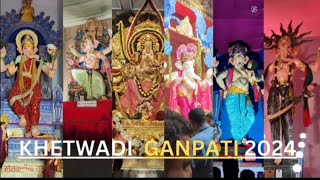 Khetwadi Ganpati Darshan 2024 mumbai Tallest ganpati viralvideo fyp ganeshchaturthi god [upl. by Hammer824]