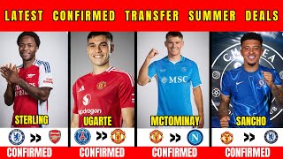 ALL CONFIRMED AND RUMOURED SUMMER TRANSFER DEALS STERLING SANCHO DEALS football fabrizioromano [upl. by Ariamat]