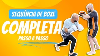 Sequência de Boxe Pro Com esquivas e contragolpes [upl. by Nytsirc]