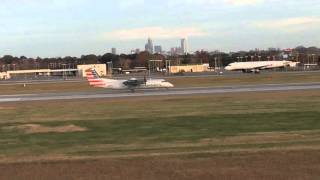 American Eagle Piedmont Airlines Dash 8300 Charlotte Douglas International Airport [upl. by Eidob]