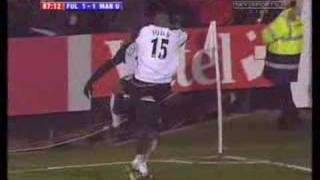 Papa Bouba Diop v Man United Screamer [upl. by Shiau]