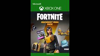 DLC Fortnite  Machinist Mina Pack  1000 VBucks Challenge Código de XBOX LIVE [upl. by Pul]