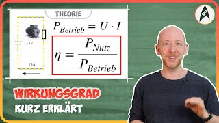 Wirkungsgrad erklärt mit Beispiel  Lerne Elektronik [upl. by Gobert156]