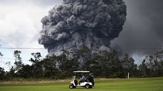 Hawaiis Kilauea volcano erupts [upl. by Weissberg]