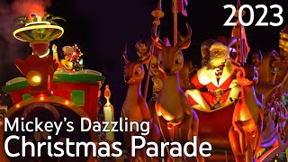 4K Mickey’s Dazzling Christmas Parade  Town Square 2023  Disneyland Paris [upl. by Blandina]