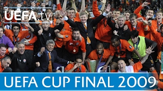 2009 UEFA Cup final highlights  ShakhtarWerder Bremen [upl. by Ecirtnas]