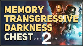 Memory Transgressive Darkness Destiny 2 [upl. by Atsev343]