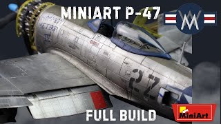 Miniart P47 Advanced Kit Full Build [upl. by Inaliel]