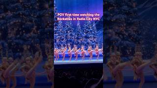 Christmas in New York hits different 🥹 nyc therockettes rockettes radiocity [upl. by Zaller]