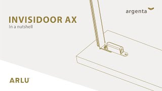 invisidoor AX invisible aluminium frame for interior pivot doors up to 45 kg English version [upl. by Baldwin]